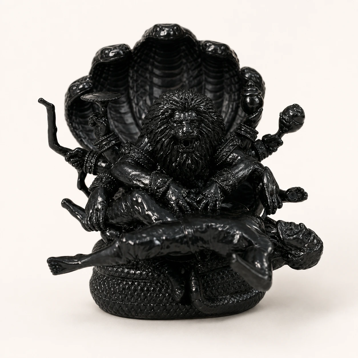 Black Hanuman custom shrine sculpture